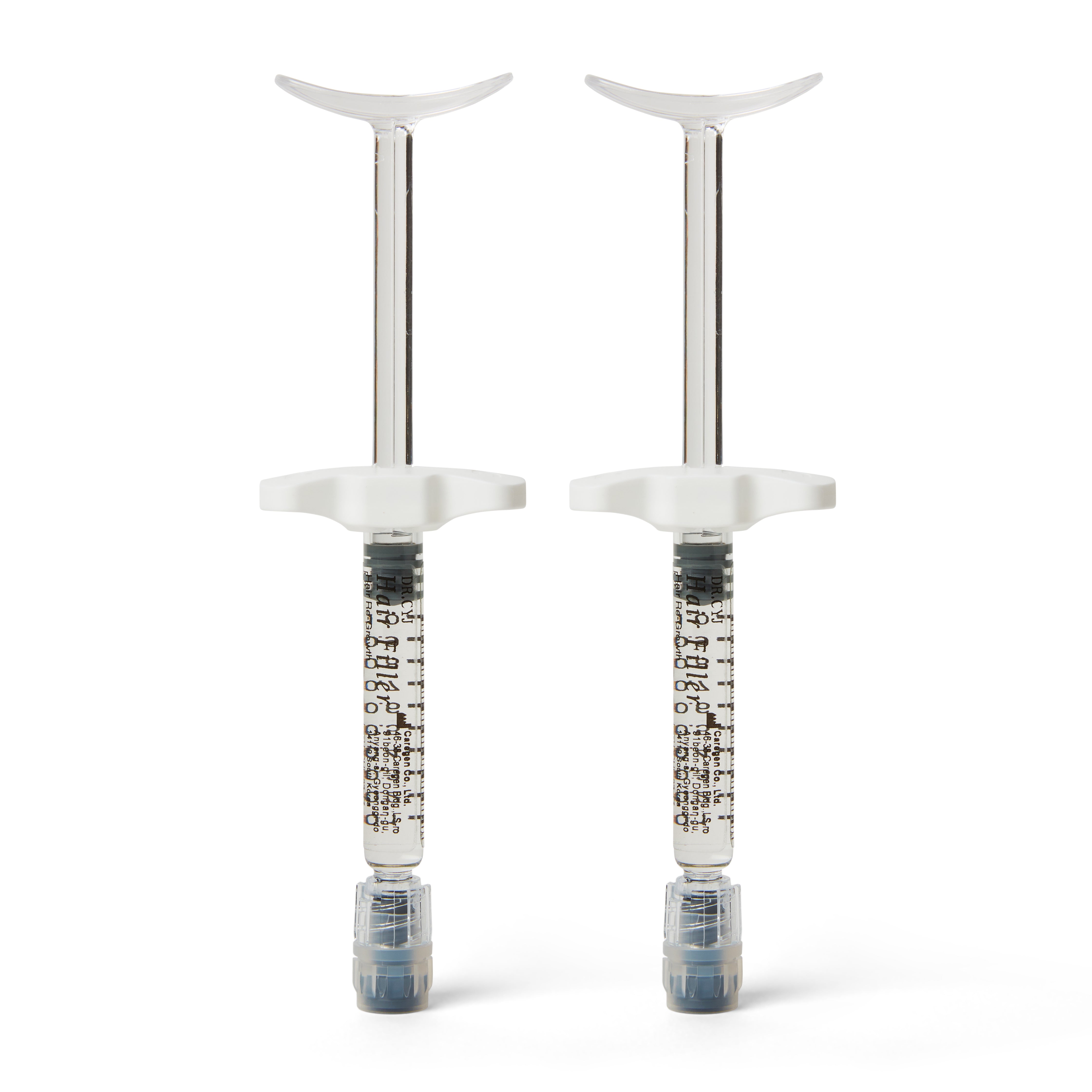 Dr CYJ Content. Dermal filler for hair follicle stimulation, growth and improved thickness.