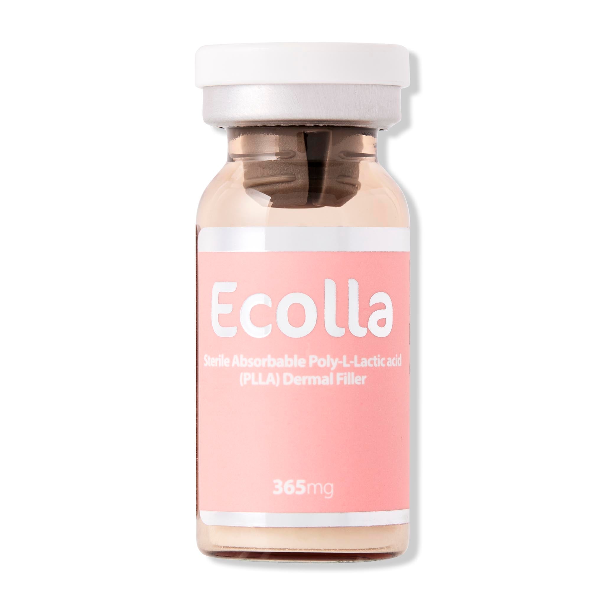 Ecolla content. Poly-L-lactic acid (PLLA) dermal filler for stimulation collagen and facial rejuvenation.