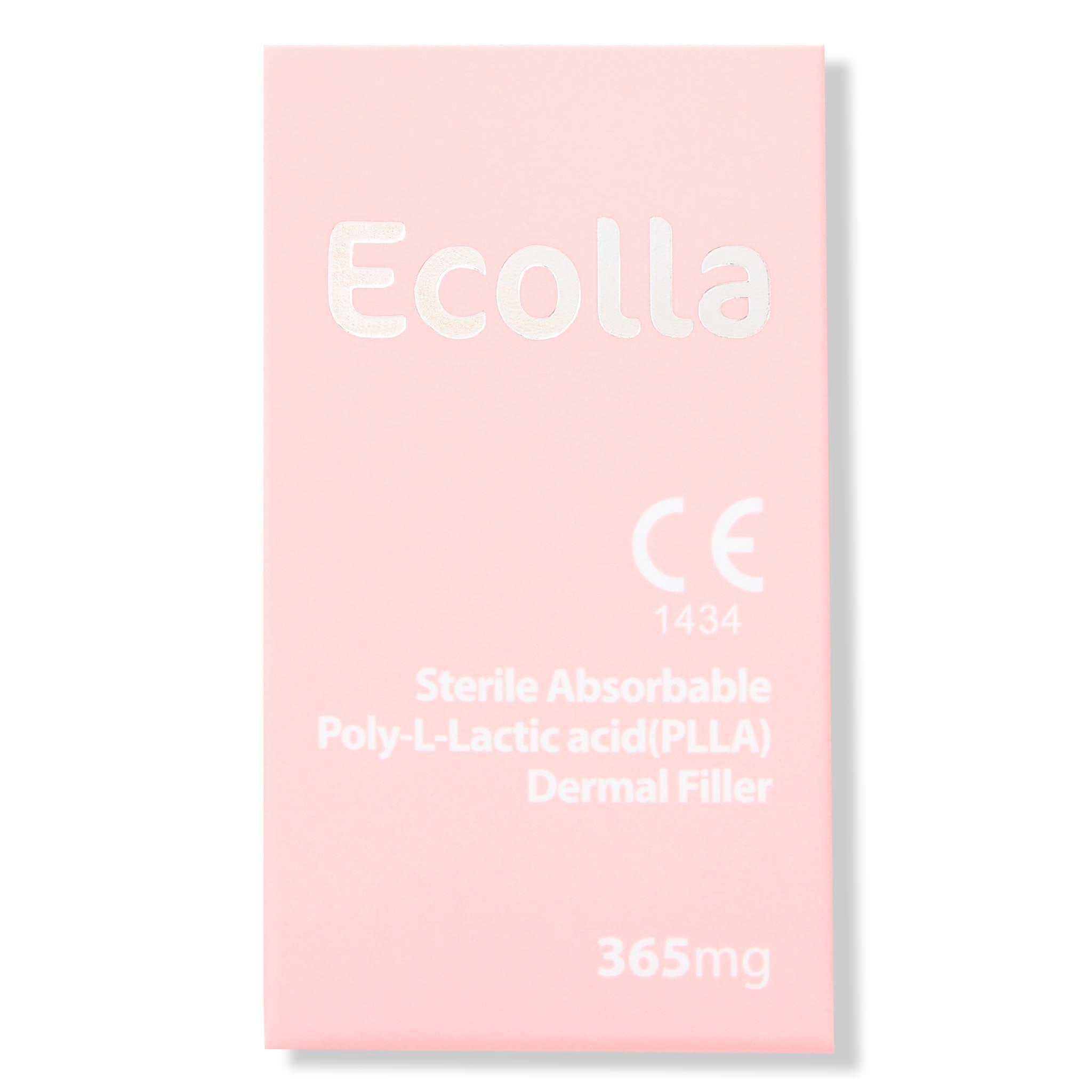 Ecolla Box. Poly-L-lactic acid (PLLA) dermal filler for stimulation collagen and facial rejuvenation.