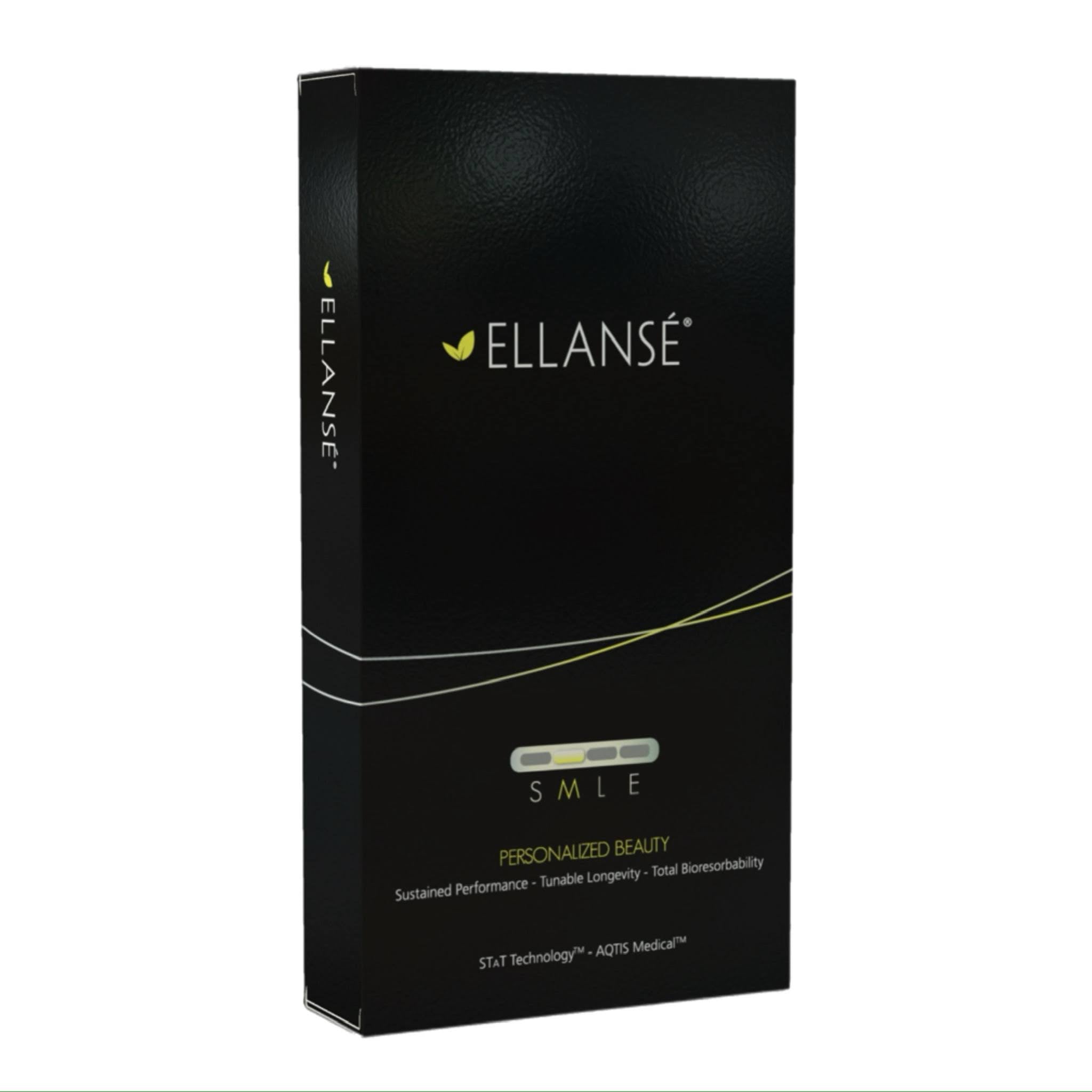 Ellanse Box. Hyaluronic acid dermal filler that gives long lasting results for facial contouring, collagen stimulation and skin rejuvenation.