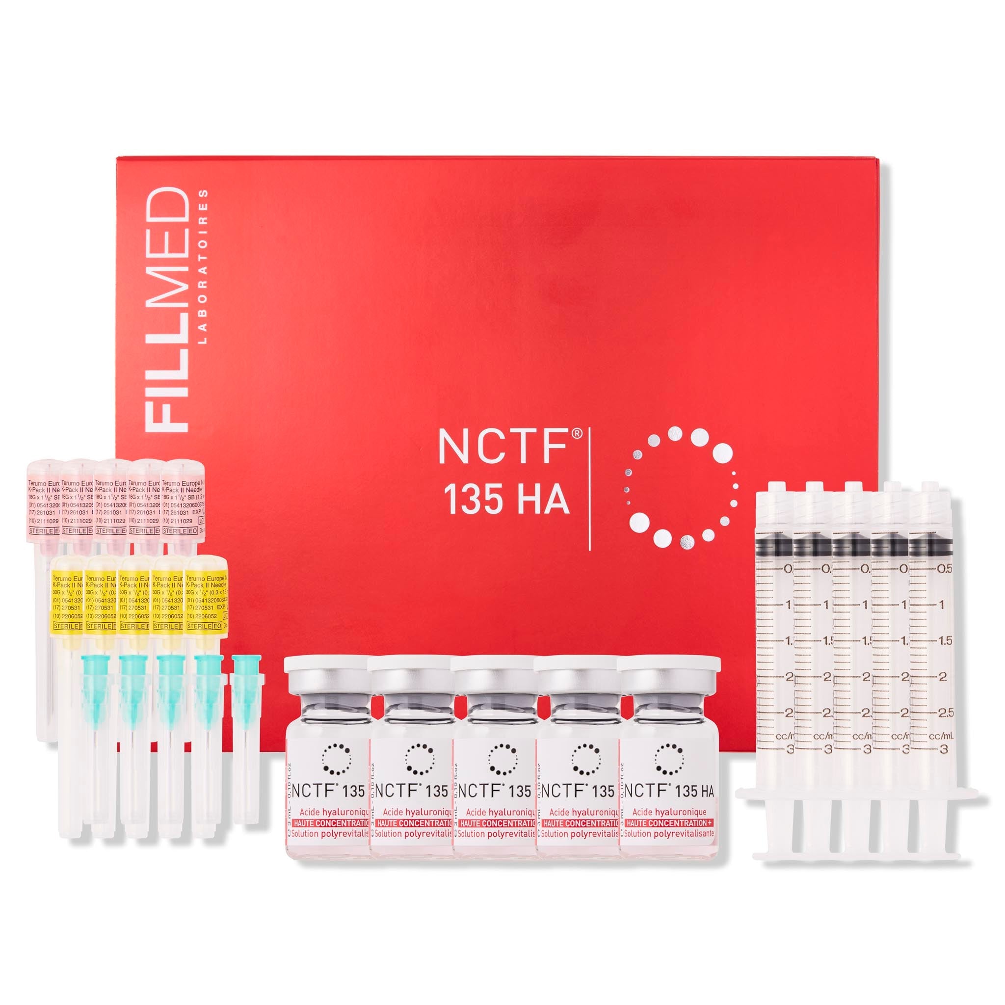 NCTF Display. Skinbooster for improving skin hydration, laxity and texture.