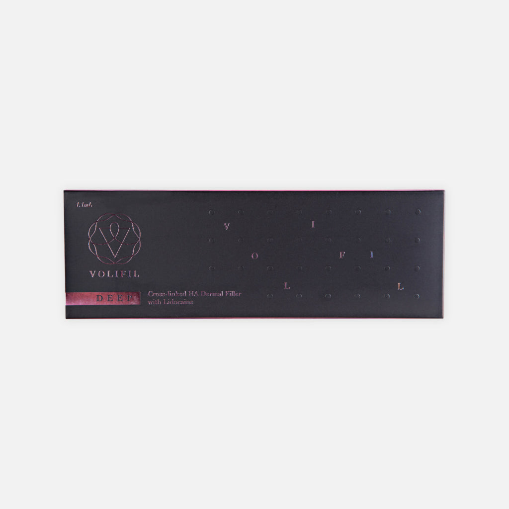 Box of VOLIFIL DEEP 1.1ml, a cosmetic product for lip augmentation and area thickening.