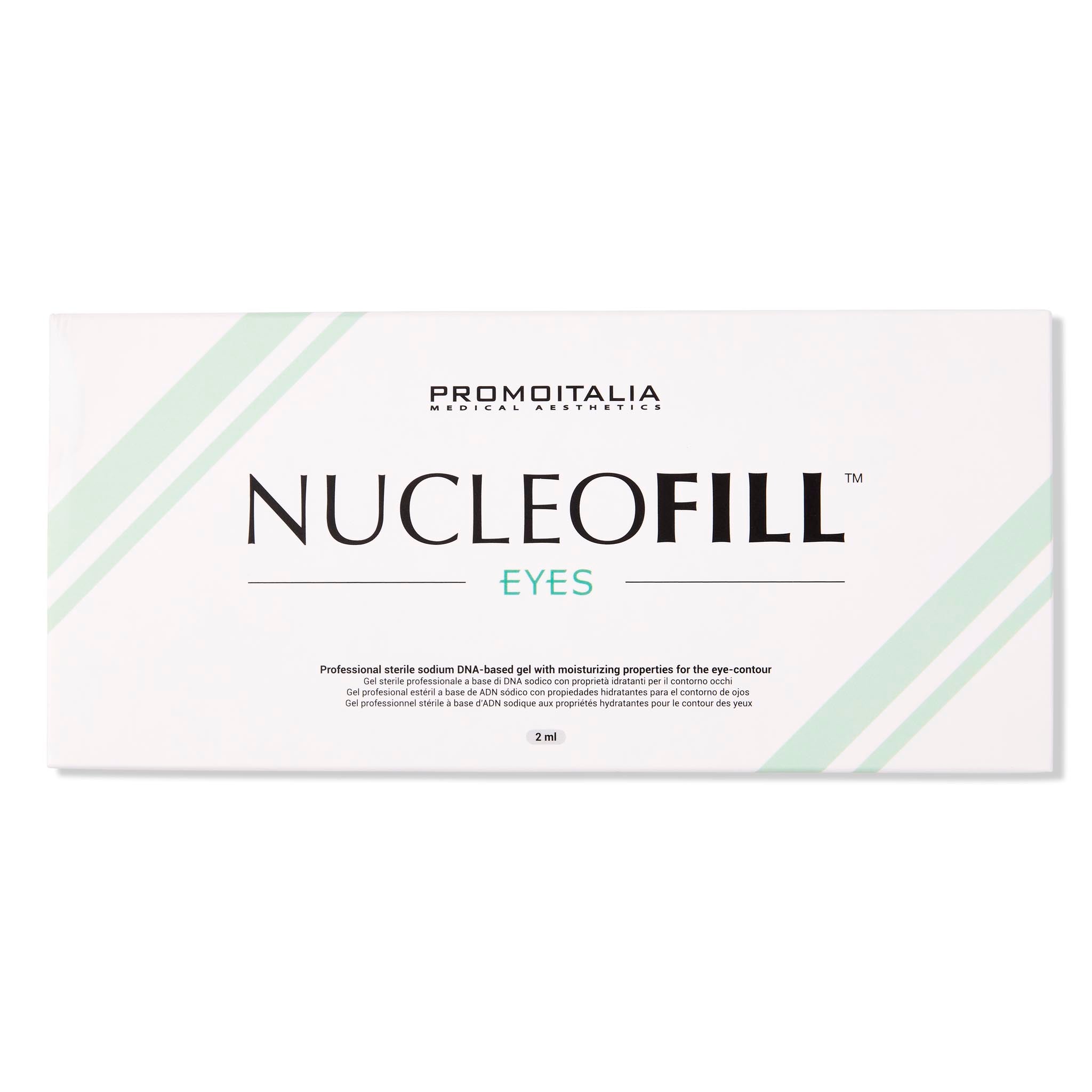 Nucleofill Eyes Box. Skin booster for tired under eyes, dark circles and eye bags.