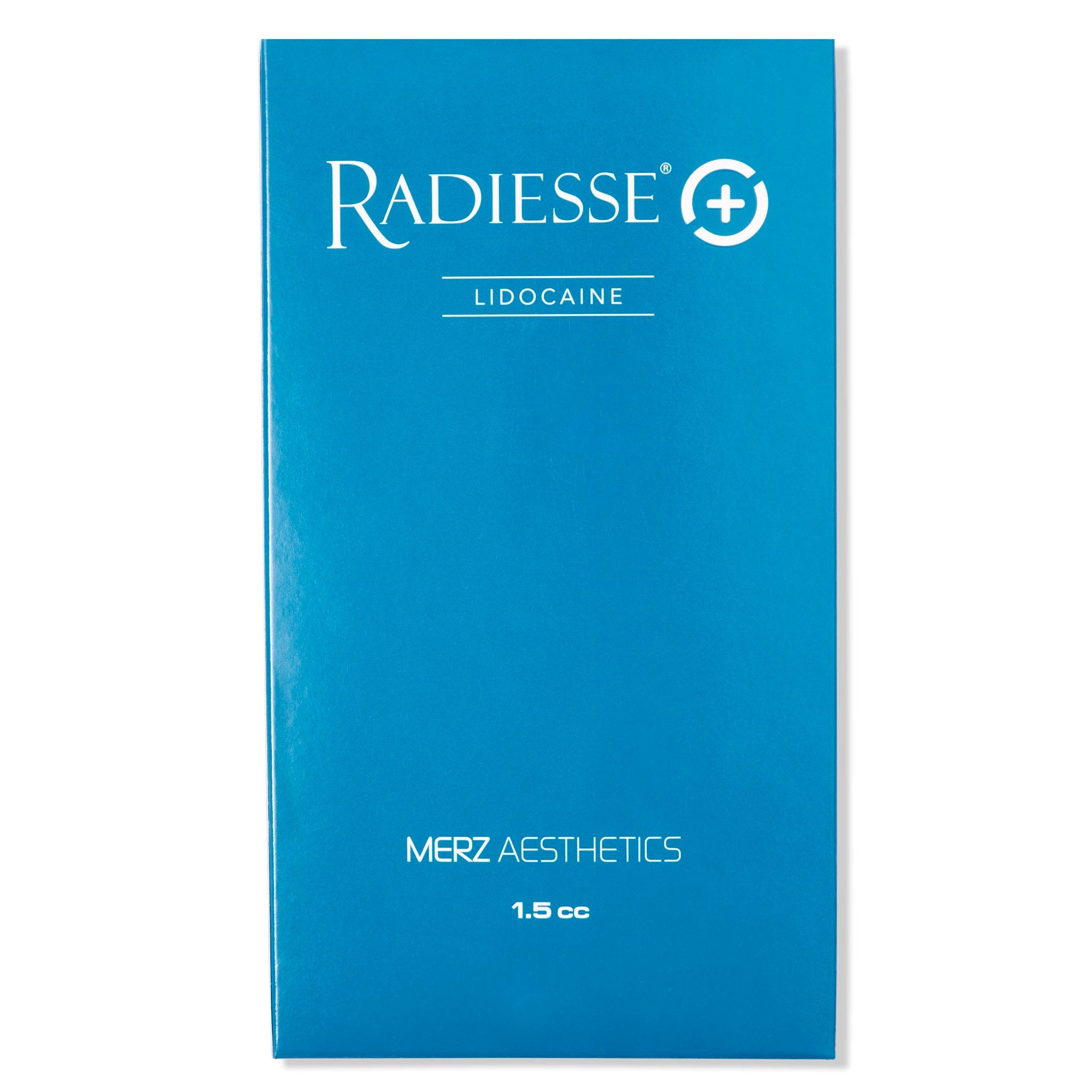 Radiesse Plus box. Dermal filler with lidocaine for stimulating collagen, facial contouring and facial rejuvenation