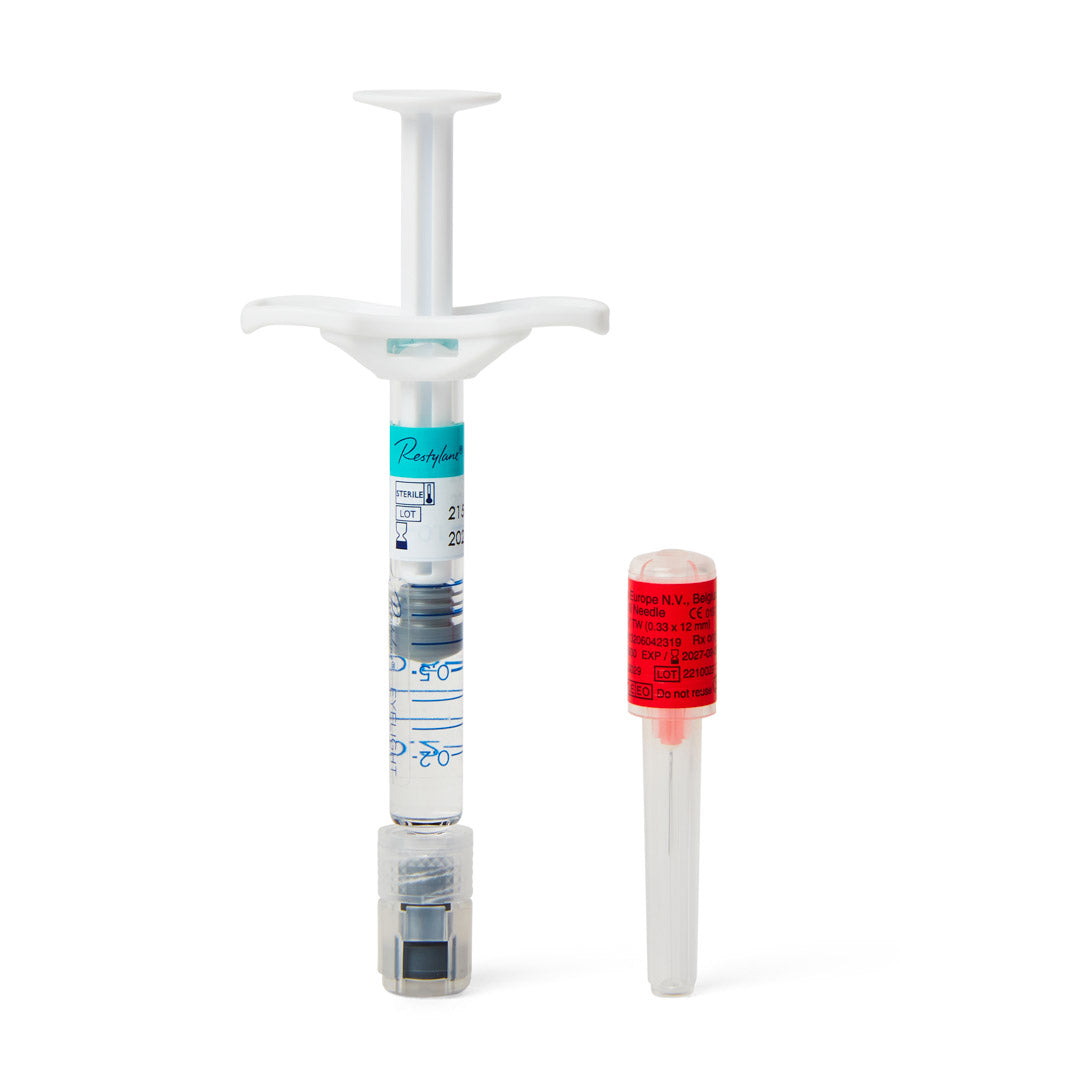 Restylane Eyelight Content. Hyaluronic acid under eye treatment for dark or hollow eyes.