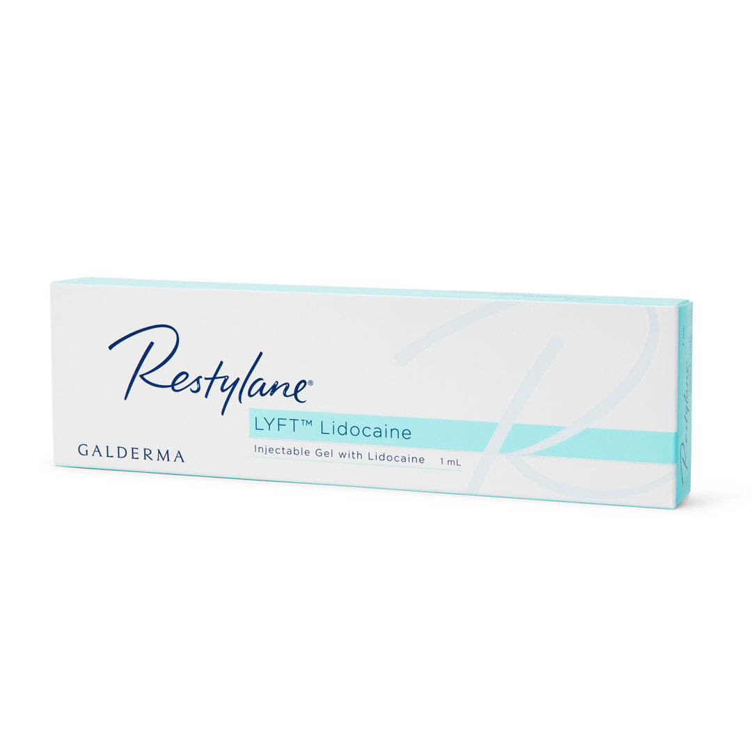 Restylane LYFT Box. Hyaluronic acid dermal filler used for facial contouring and volumisation.