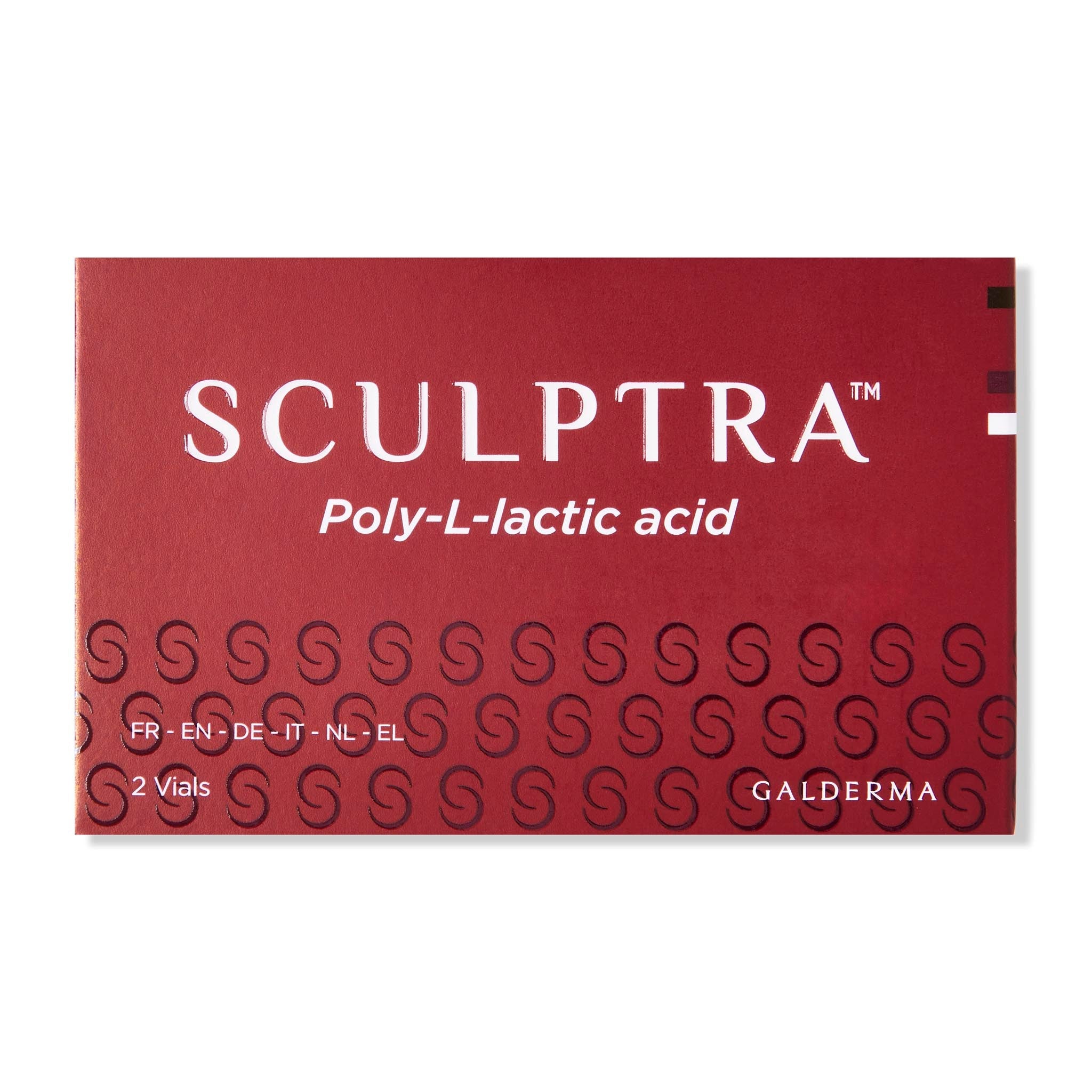 Sculptra Box. PLLA (poly-L-lactic acid) for the face and body, used to restore volume and stimulate collagen.