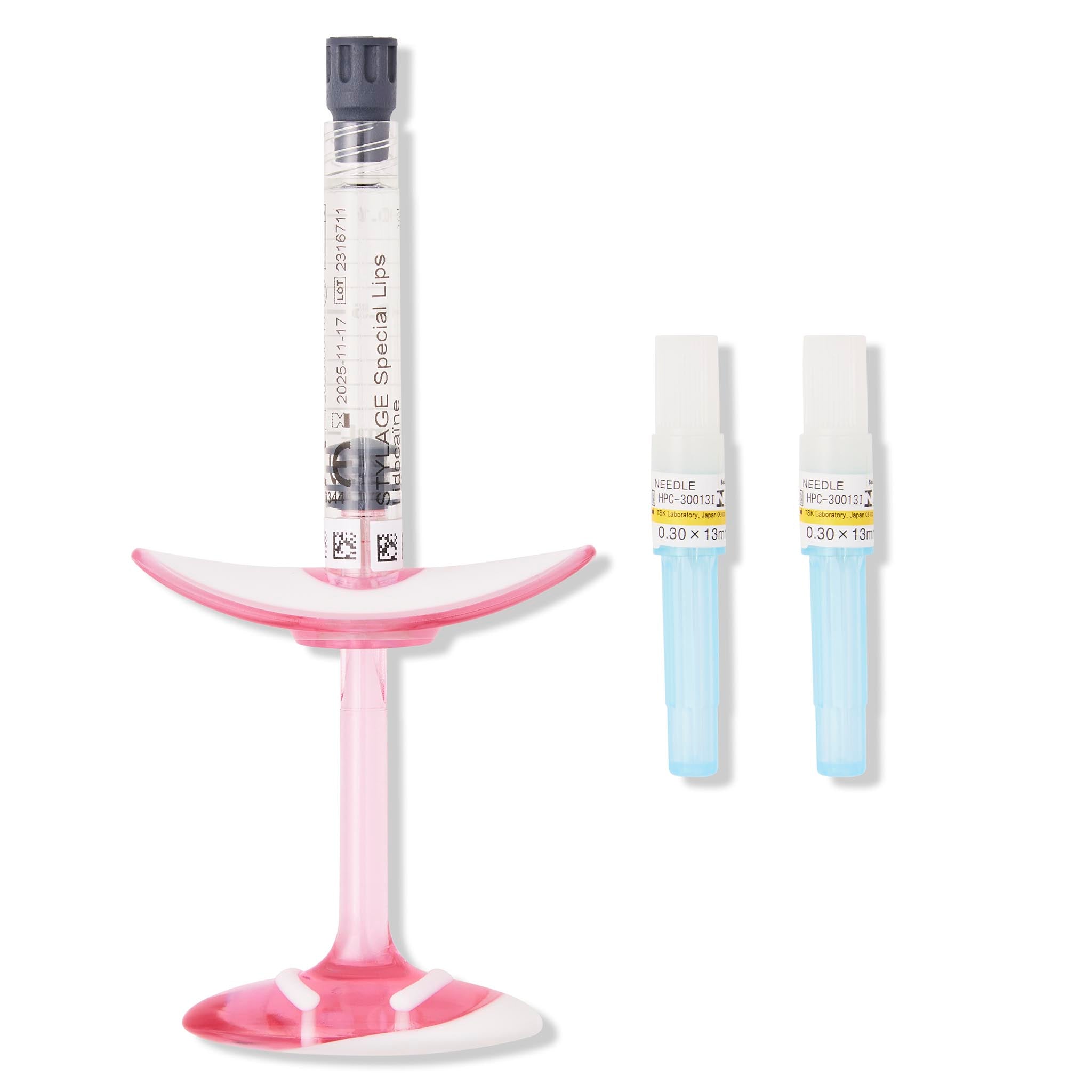 Stylage Lips Lido content. Hyaluronic acid dermal filler with lidocaine for lip augmentation or enhancement.
