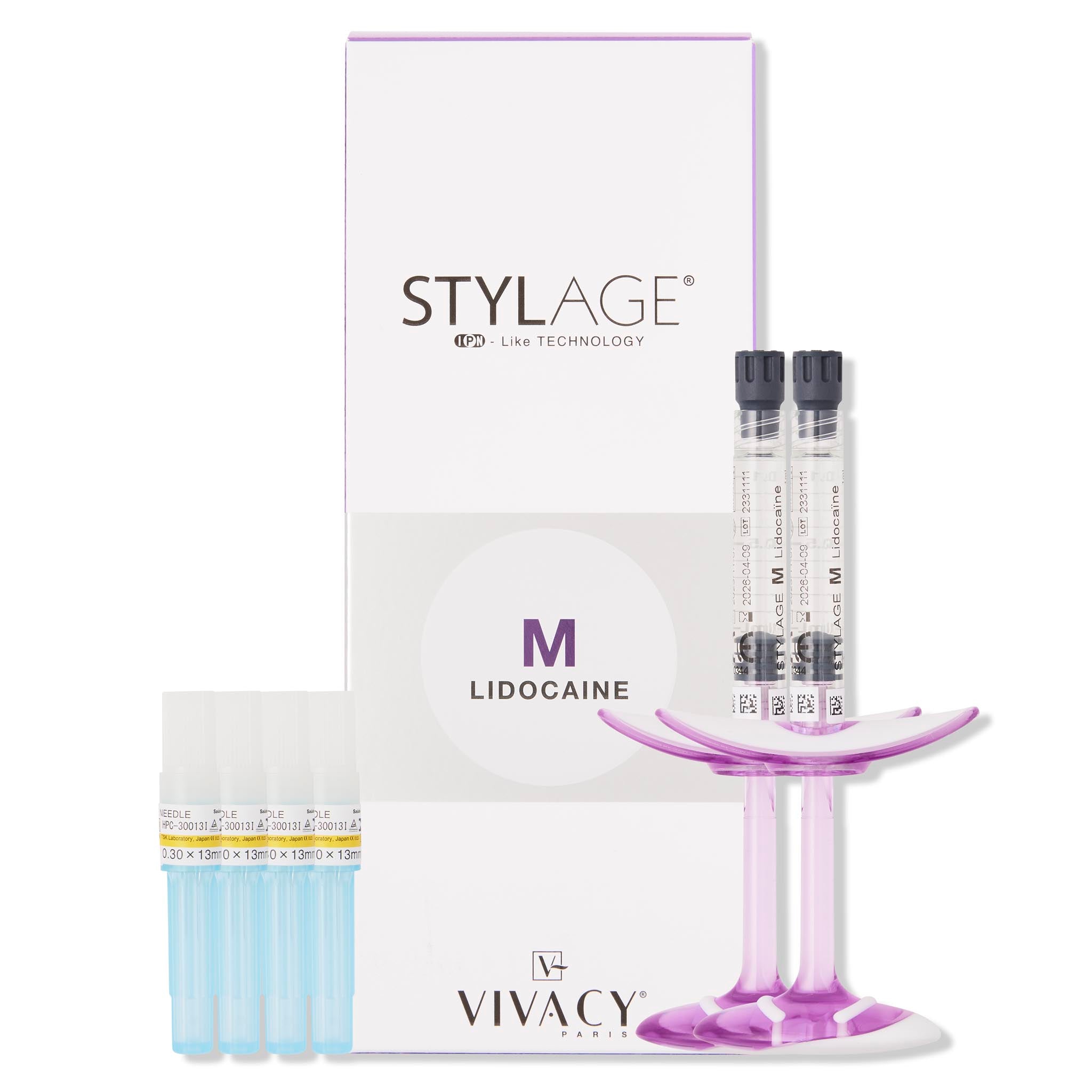 Stylage M Display. Hyaluronic acid dermal filler for nasolabial folds and marionette lines.