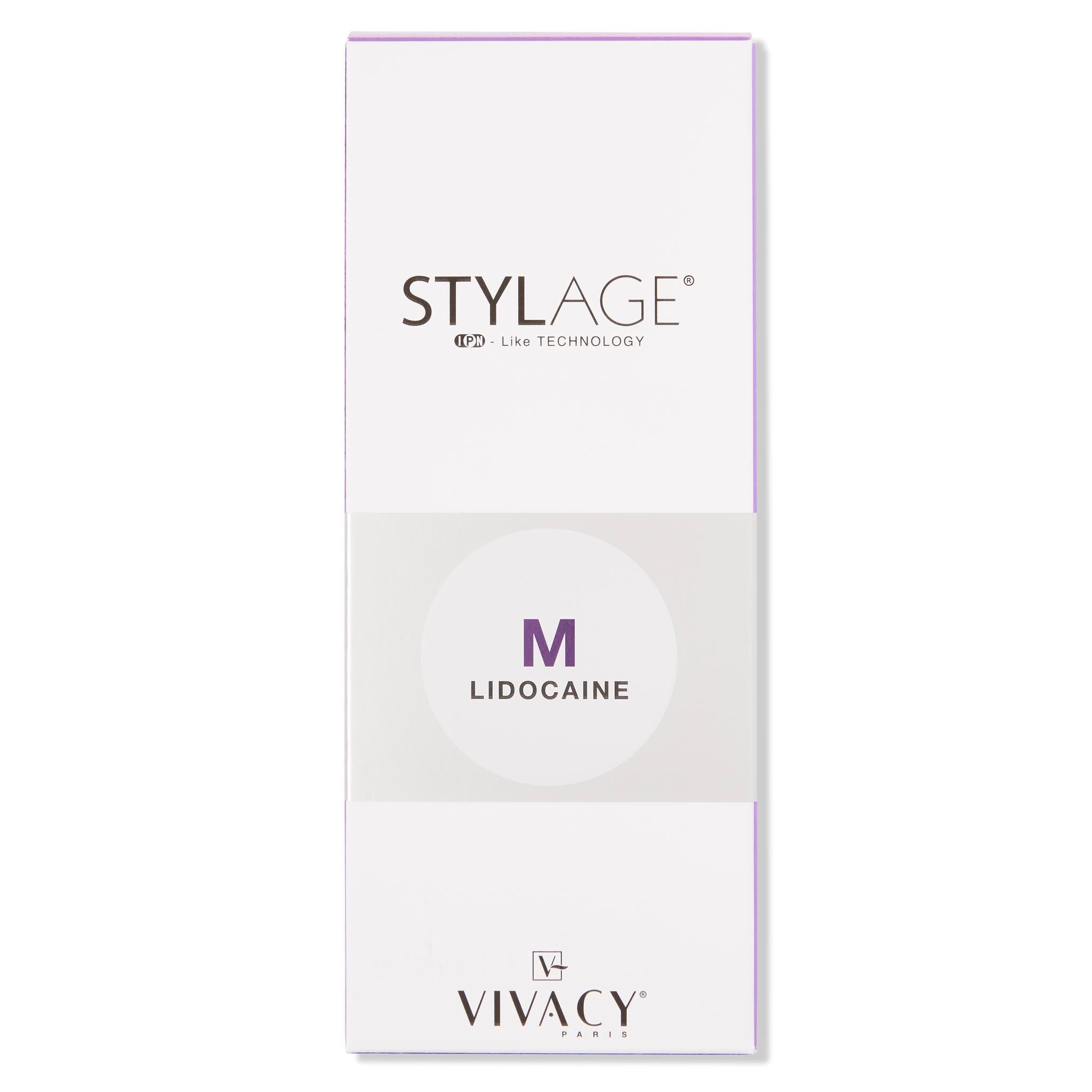 Stylage M Box,. Hyaluronic acid dermal filler for nasolabial folds and marionette lines.