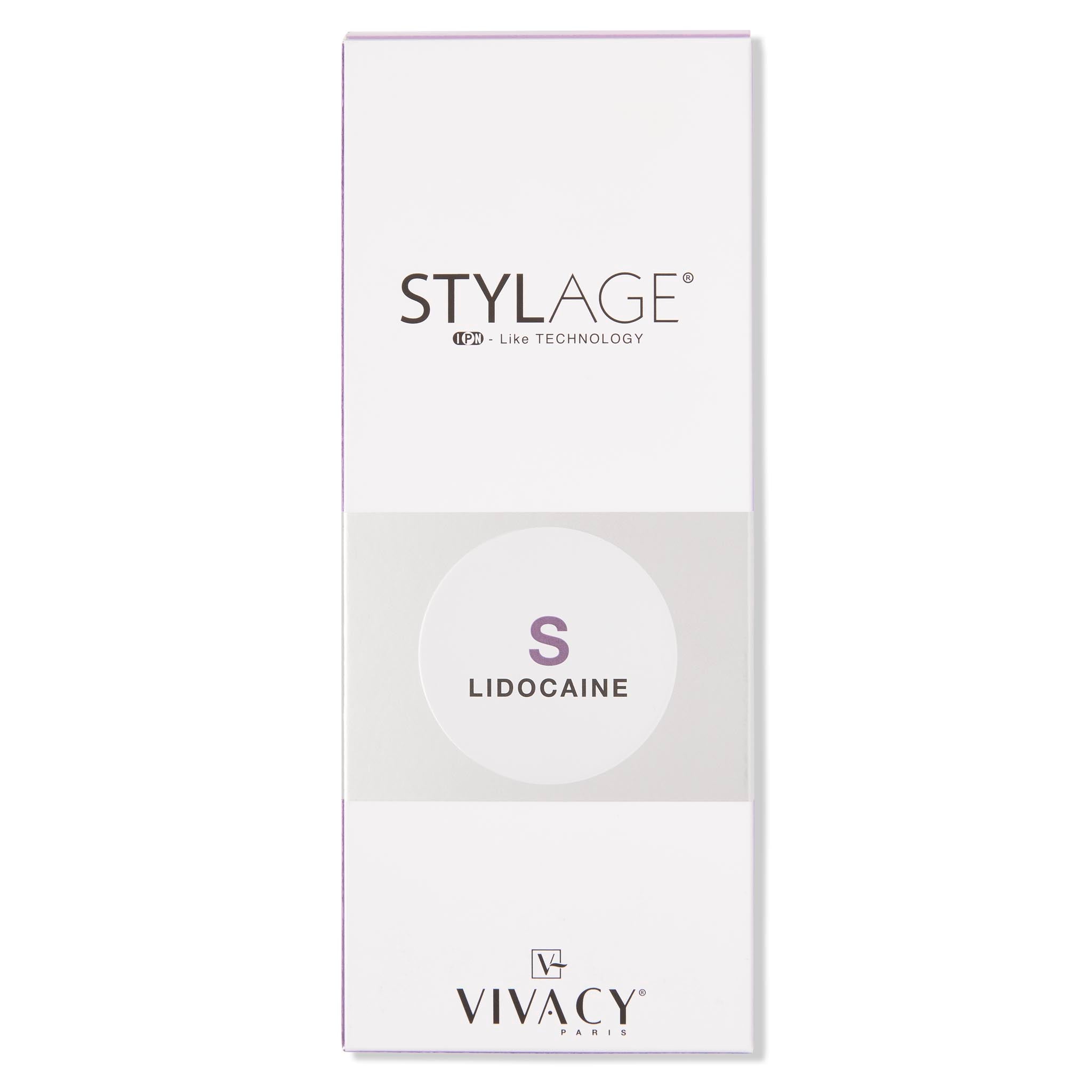 Stylage S box. Hyaluronic acid dermal filler for fine lines and superficial wrinkles.