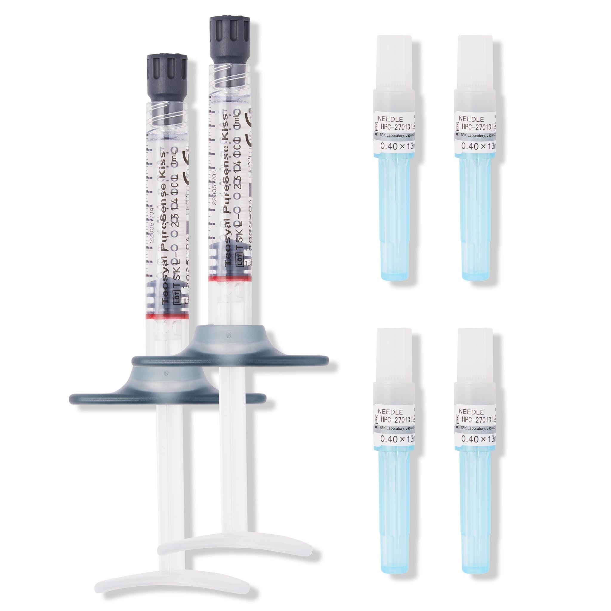 Teosyal Kiss Content. Hyaluronic acid dermal filler for lip augmentation and enhancement.