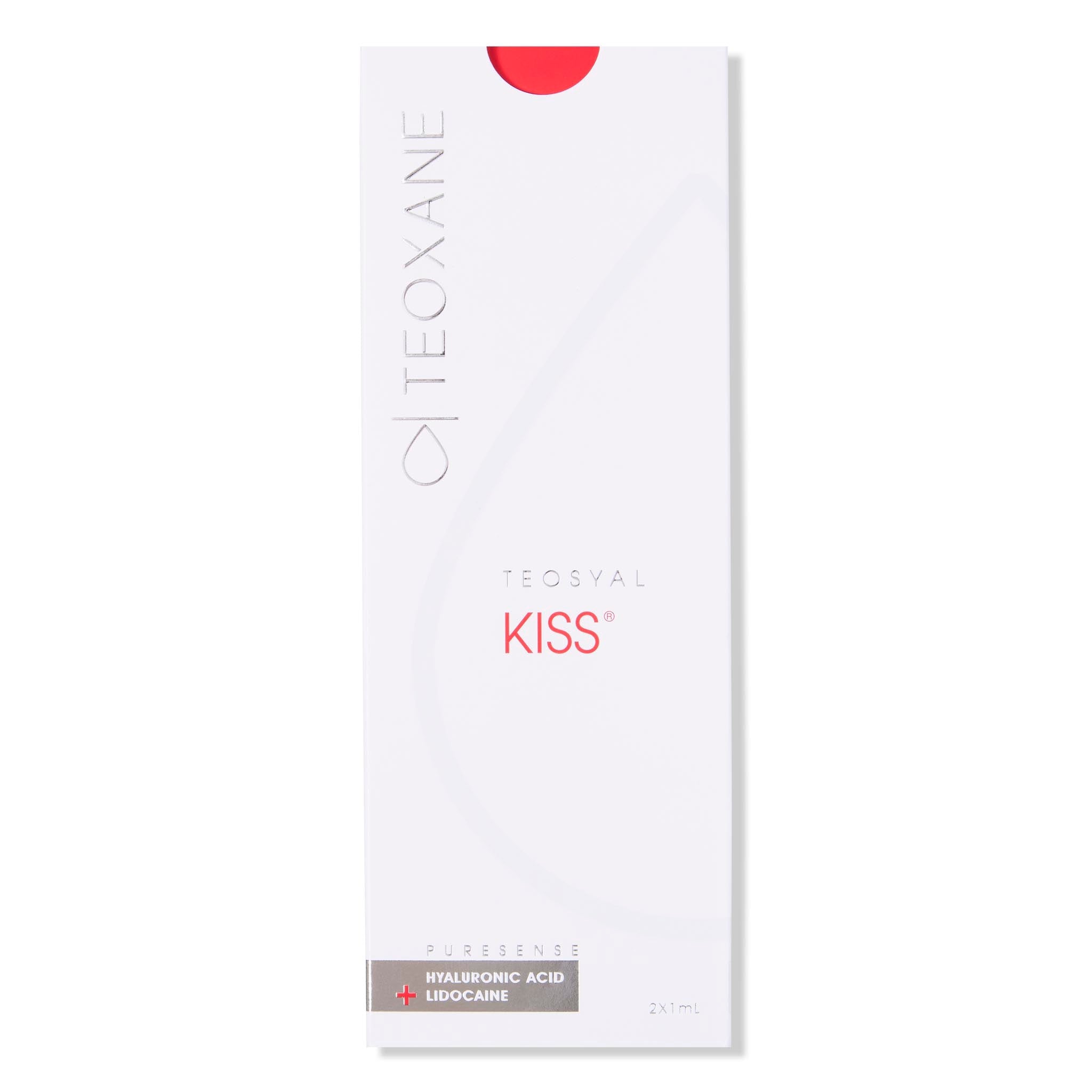 Teosyal Kiss Box. Hyaluronic acid dermal filler for lip augmentation and enhancement.