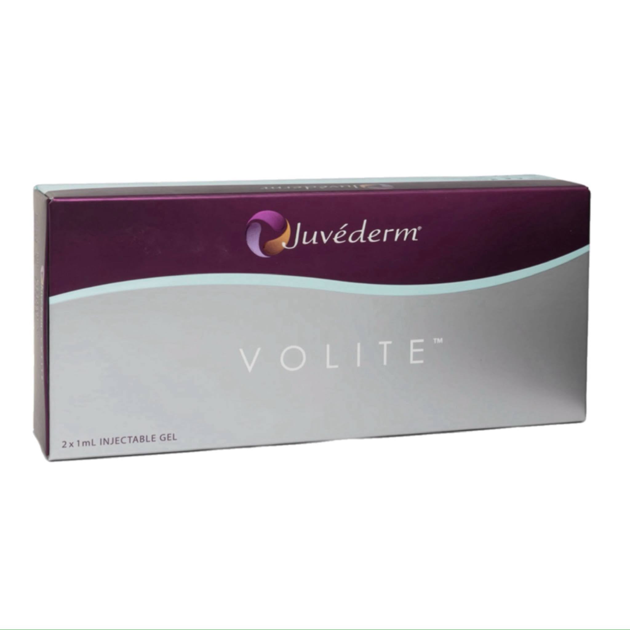 Volite Box. Juvederm dermal filler for improving skin quality, elasticity and hydration.