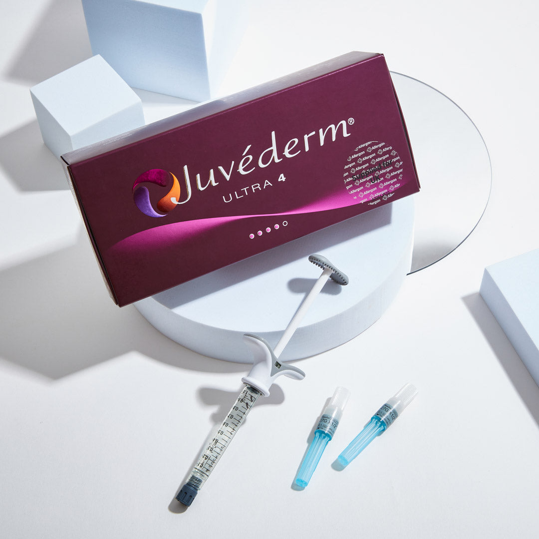 Juvederm Display. Hyaluronic acid dermal filler for facial volumisation and relieving deeper lines or wrinkles.